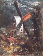 John Constable A windmill near Brighton china oil painting artist